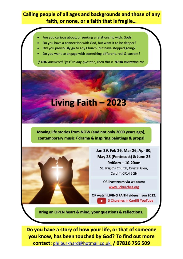 Living Faith flyer 2023