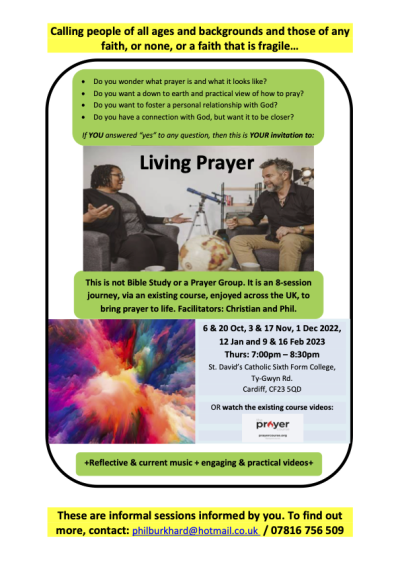 Living Prayer Flyer